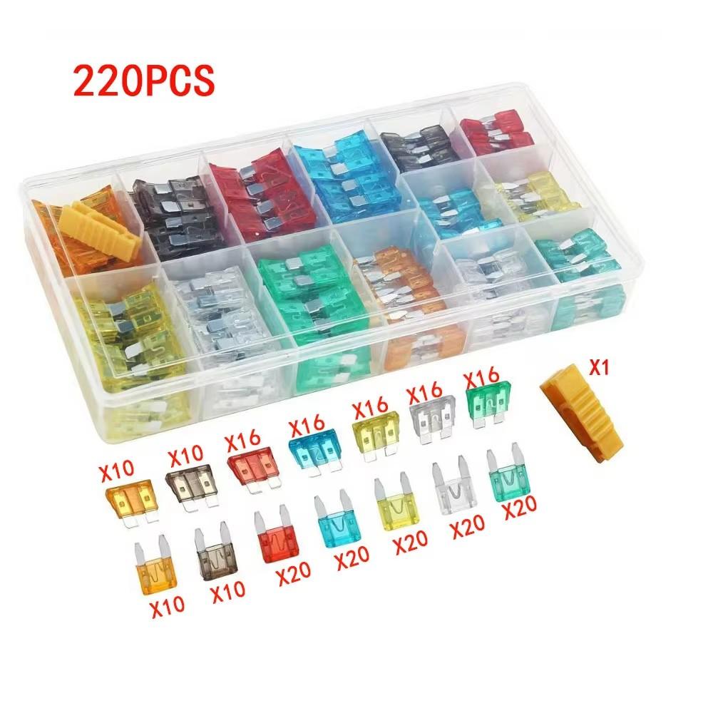 100pcs Standard Car Fuses 2A 3A 5A 7.5A 10A 15A 20A 25A 30A 35A Free Matching Choice Car Fuses Blade Fuses for RV/Truck/SUV Fuse Holders1