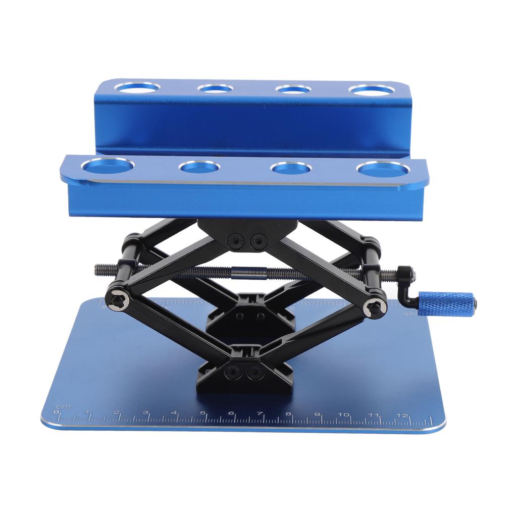 RC Car Work Stand Simulation Metal RC Repair Workstation Support Elevating Rotatable for 1:8 and 1:10 RC Car