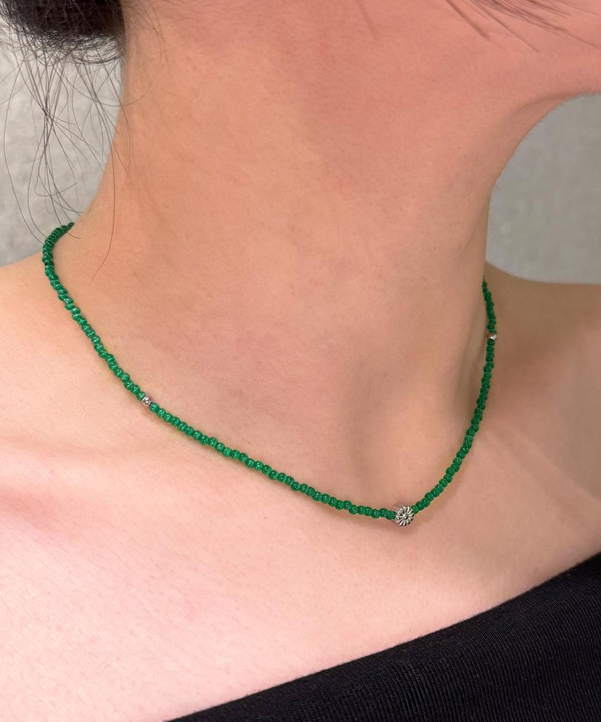Monoflux Bt Daisy Necklace_Green Bloom