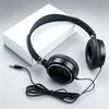 Soft Ear Pads Wired Headphones Lightweight Computer Headphones Head Mounted Earphones  Computer Use