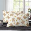 Cute Cartoon Bear Pattern Bed Hat Four-Piece Bedding Set Bedroom Dormitory Bedding Decoration