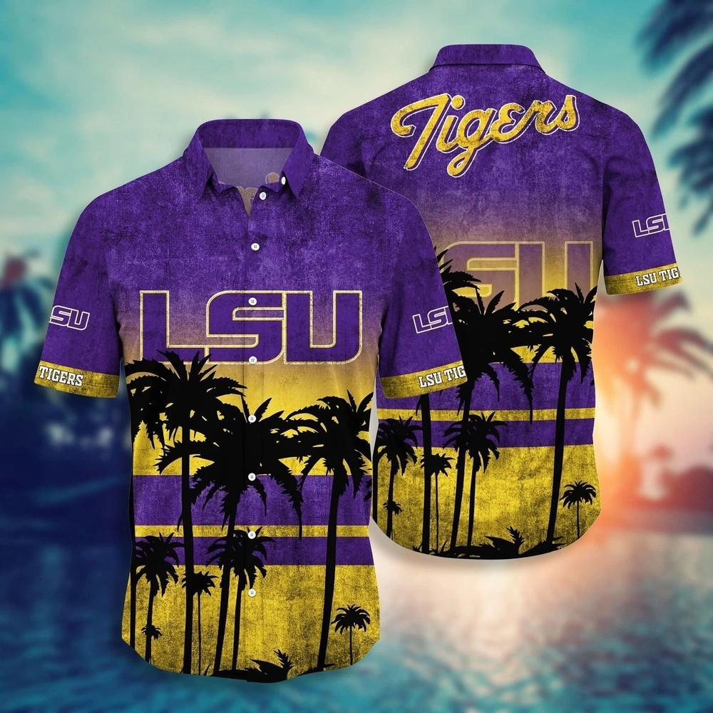 Гавайская рубашка LSU Tigers Унисекс Футболка XXL