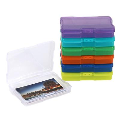 Plastic Jewelry Box 4x6Inch Photograph Picture Album Organiser Cartoon Plastic Box  ID Card