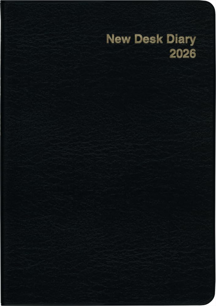 

Hakubunkan 2026 A5 Weekly New Desk Soft 233 January Diary, Black, No. (Starts 2026) чёрный