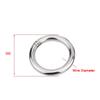 304 Stainless Steel Welded Circular Round Ring M3~M8 O-Shaped Ring Solid Steel Ring Gaskets for Pet Yoga Hanging ID15~60mm