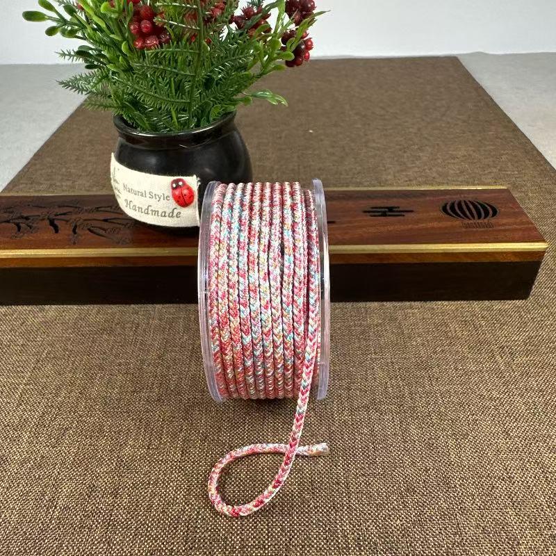Ruyi 3MM Hand-Woven Necklace Lanyard - Dragon Boat Festival Colored Rope for DIY Projects Ruyi Rope Approx. 3MM
