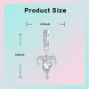 925  Silver January-December Birthday Stone Love Zircon Pendant Bead Fit Charms Necklace Bracelet Women Jewelry DIY Gift