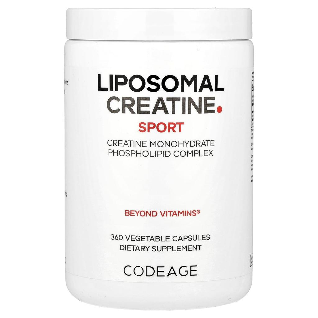Sport, Liposomal Creatine, Veggie Capsules 360 (625Mg per Capsule)