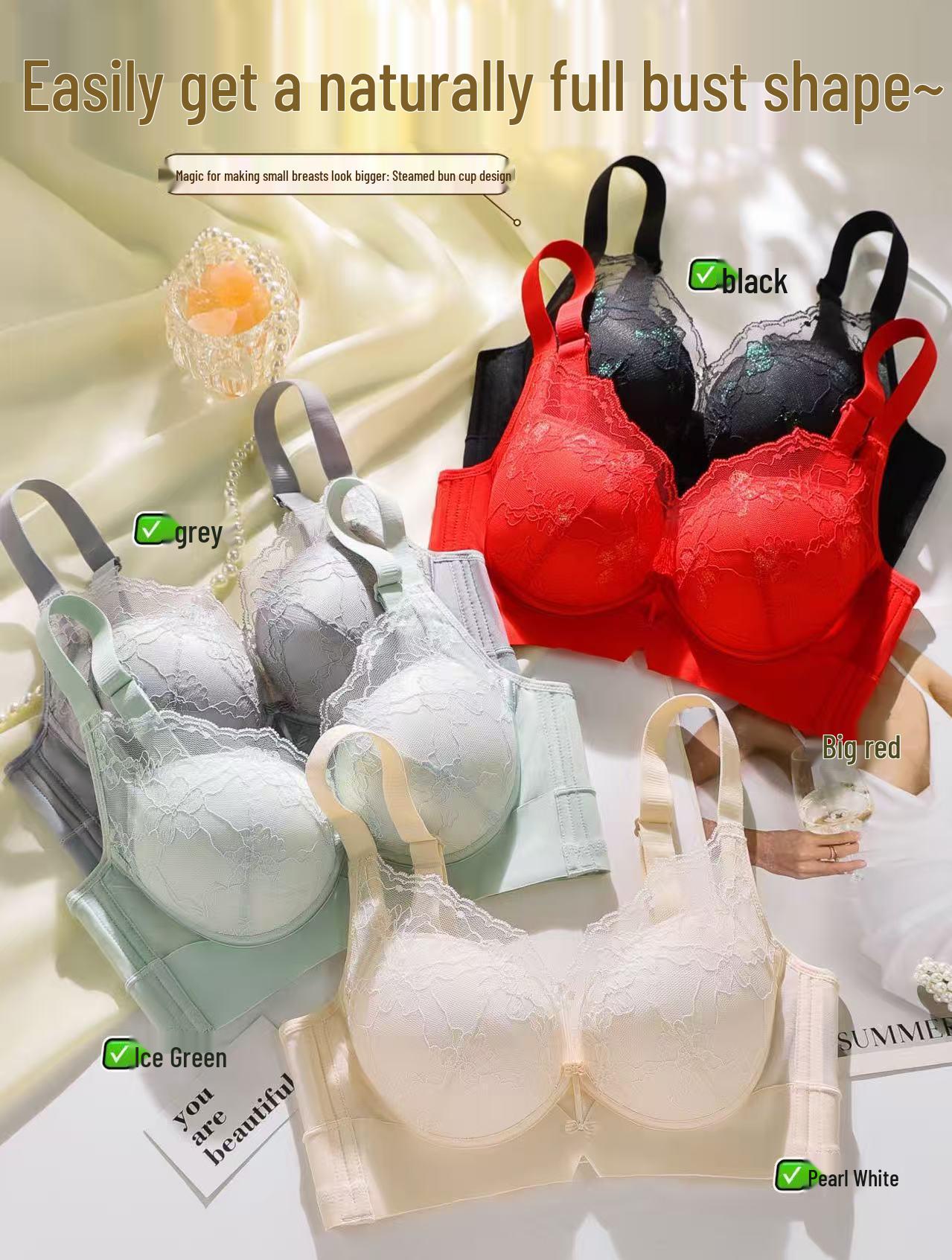 

Утолщенный 5 см бюстгальтер пуш-ап без косточек с чашками манту для улучшенной формы и боковой поддержки 32/70A [Thick Cup]