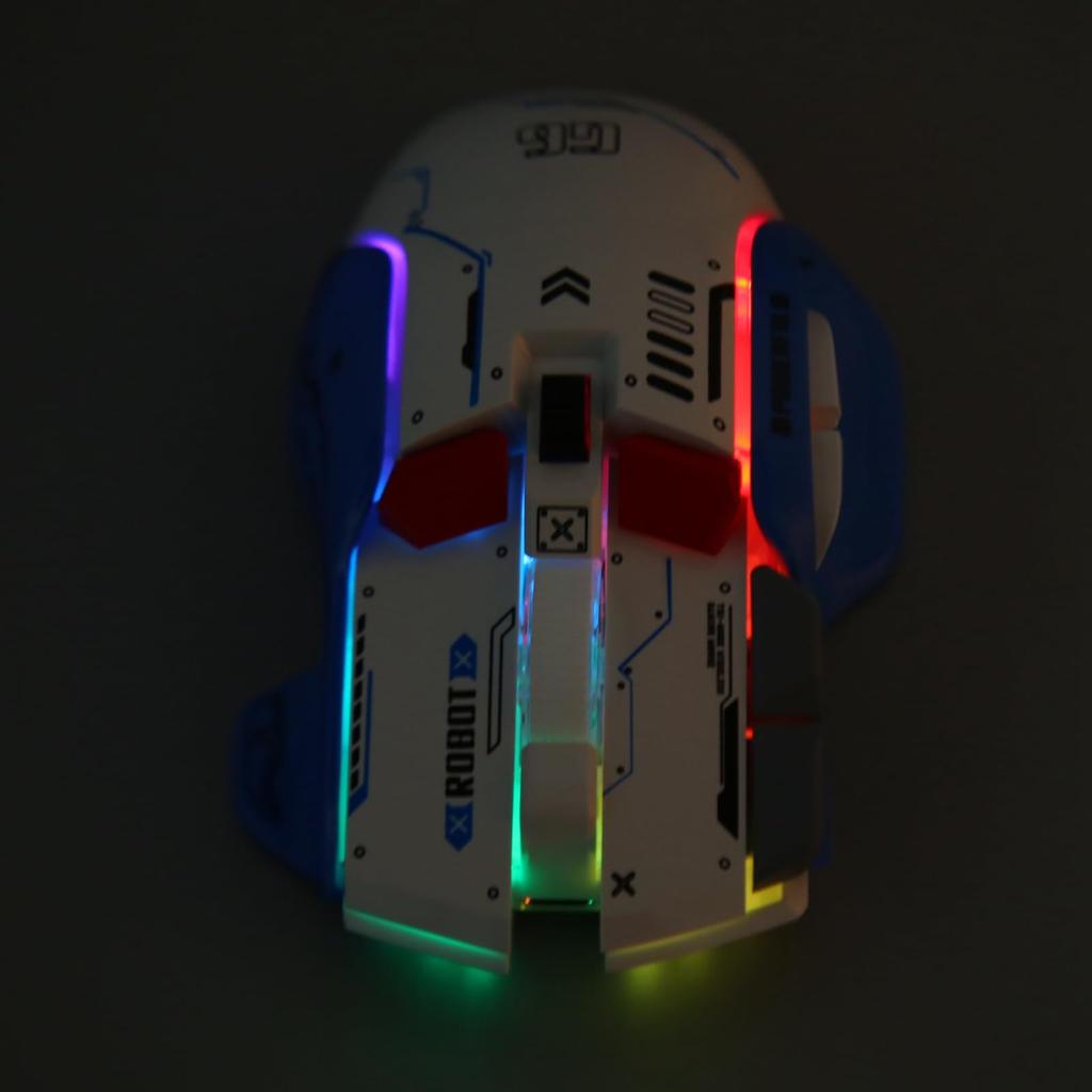 Wireless Bluetooth Gaming 10 Macro Programmable 3 Modes 5 Adjustable 11 RGB Silent and Ergonomic Mouse, Keys, Connection 2.4G, Wired, BT, DPI,