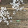 100pcs Tiny 4mm Mini Plastic Round Invisible Snap Button Home DIY Clothes Pajamas White Black Transparent Bag Press Buttons