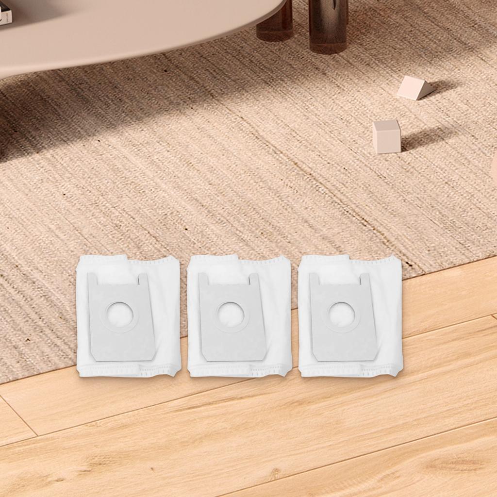 Vacuum Replacement Bags For Conga Home 2000, 3-Pack High-Capacity Dust Collection Bags, Non-Woven Material