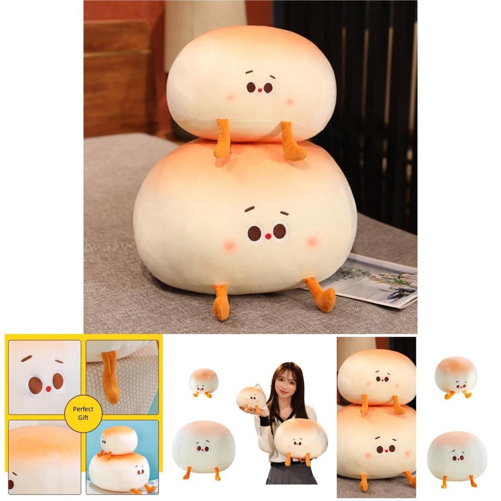 Cute Little Bread Pillow Creative New Bread Doll Plush Toy Adorable Dumpling Children's Stuffed Toy