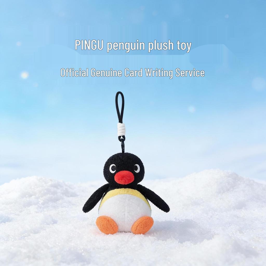 Portachiavi Peluche Pinguino Originale Bambola Ornamento per Zaini