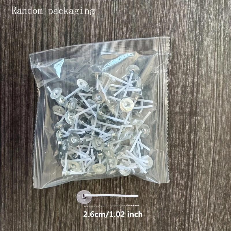 

100Pcs Functional Smokeless Candle Wicks - Large Wicks for Soy Wax Candles Making Supplies for Pillar Candle Making and DIY