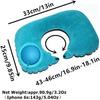 U-Shape Travel Pillow Inflateble Portable Folding Pillow Cervical Spine Protection Sleep Pillow Car Inflate Ring Neck Pillows