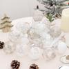 9pcs 8cm Christmas Ball Gift Box Transparent Christmas Tree Pendant New Year