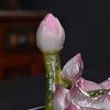 Zhaocai-Farbwechselnder Lotus-Teetier, Kleines Harzornament, Kreatives Kung Fu Tee-Set Zubehör, Boutique-Dekoration, 1 Stück