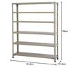 Plus KR Lightweight Steel Rack for Commercial Use (6 Tiers) Load Capacity 150kg/tier | Depth 312mm Height 1500mm Width 1212mm Easy Assembly 602085 Lig