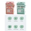 Kids Cash Box Children Fingerprint and Password Coin Box for Developing Intelligent Saving Habits
