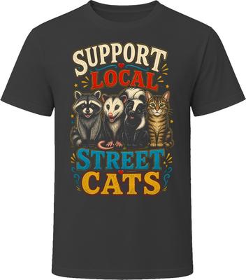 Support Local Street Cats T-Shirt