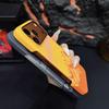 Kevlar Carbon Fiber Texture Magnetic Case for iPhone 17 Pro Max - Water Decal Half-Wrapped Protective Cover