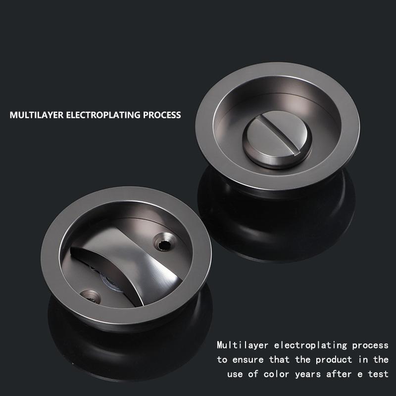 TOP KNORR Sliding Door Sliding Door Lock Modern Invisible Sliding Door Lock Zinc Alloy Hook Hidden Hook Hidden Door Lock