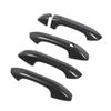 Exterior Door Handle Cover Carbon Fiber Pattern Outside Door Handle Decoration Trim Replacement for