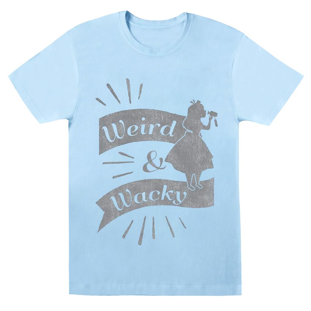 Disney Mens Alice In Wonderland Weird And Wacky T-Shirt