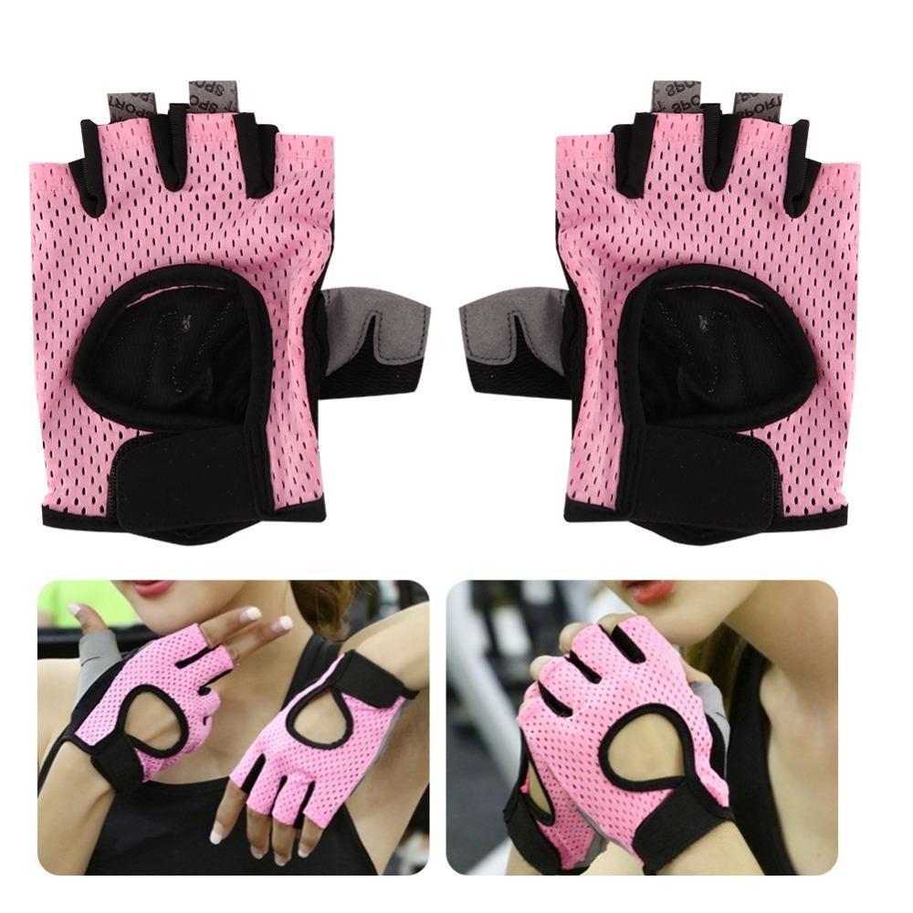 1 Pair Non-Slip Fitness Gloves Elastic Training Gloves Durable Gym Gloves Outdoor Sports
