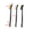 Workshop Wire Brush Tools Supplies 3pcs Set Nylon Brass Stainless Steel