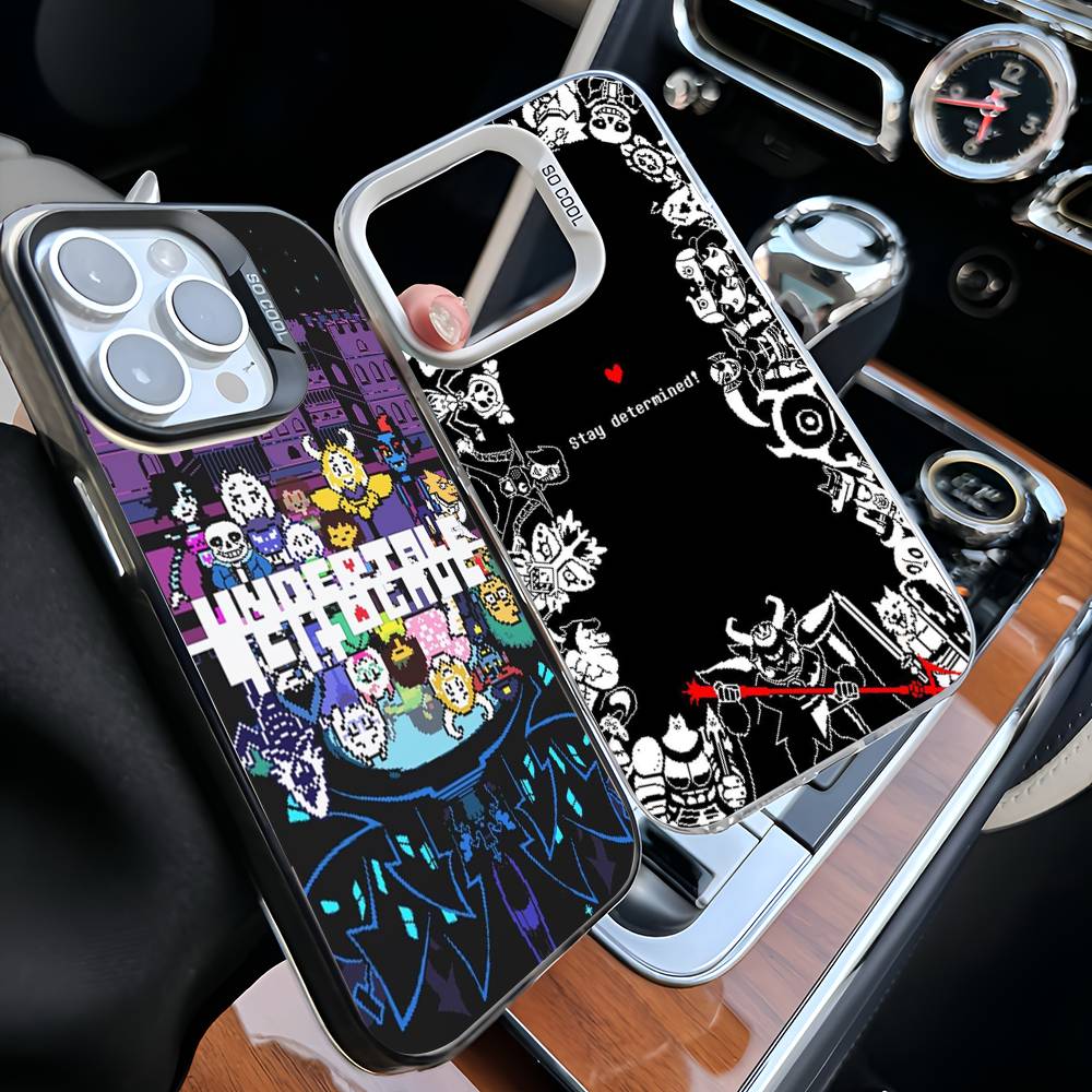 U-Undertale Game Phone Case Color Silver Shell For IPhone 17 16 15 14 13 12 11 Pro Max Plus