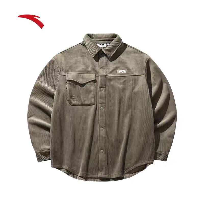 Anta Unisex 2024 Winter Corduroy Overshirt L