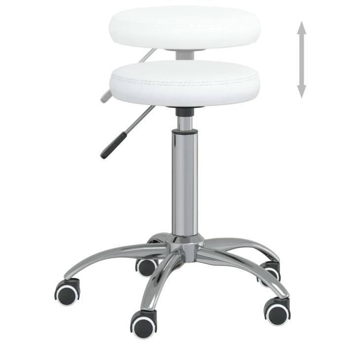 VidaXL Dining Chair White, Faux Leather