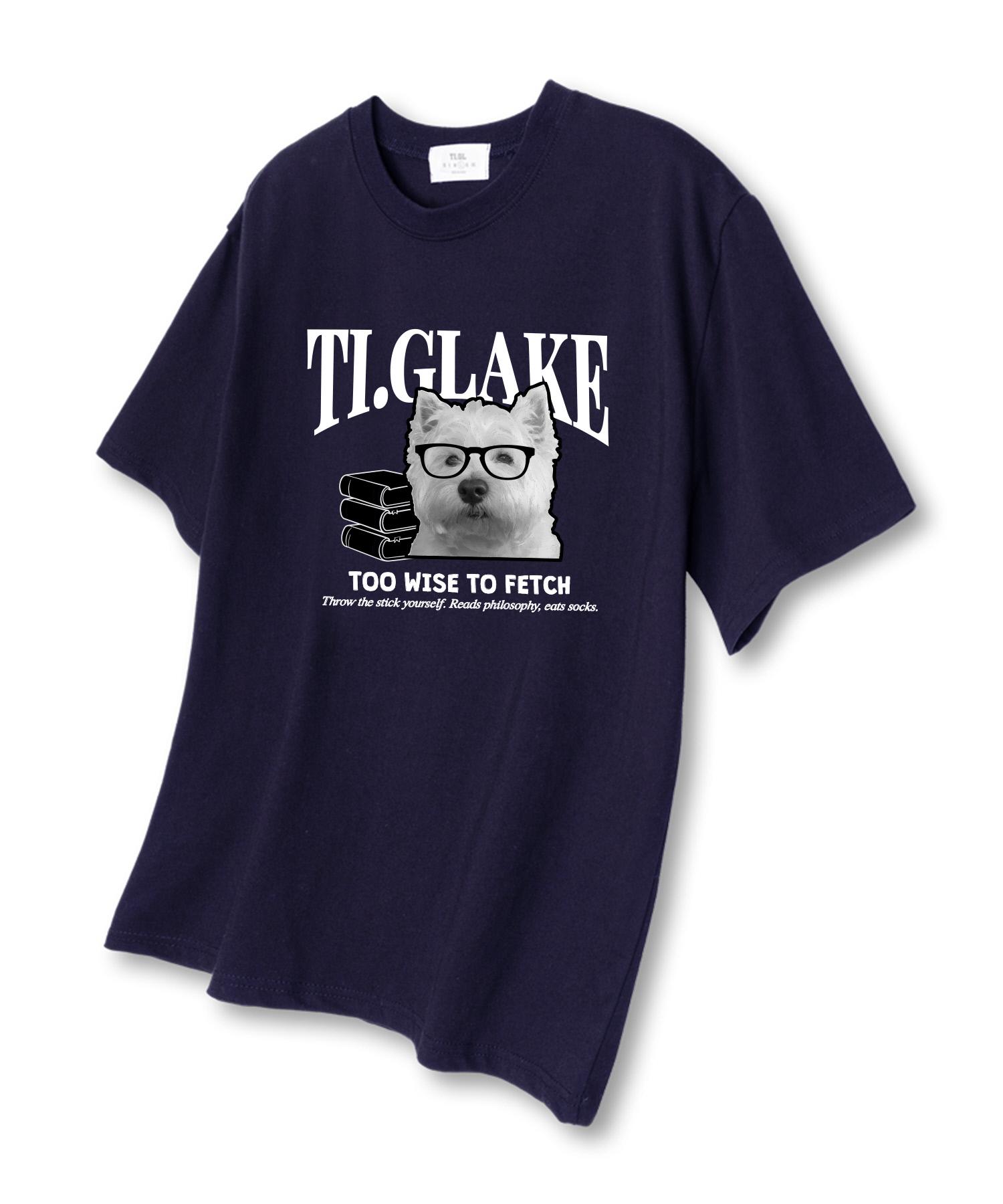 Tee Glake Twice Oversized Short Sleeve T-Shirt Navy Xl