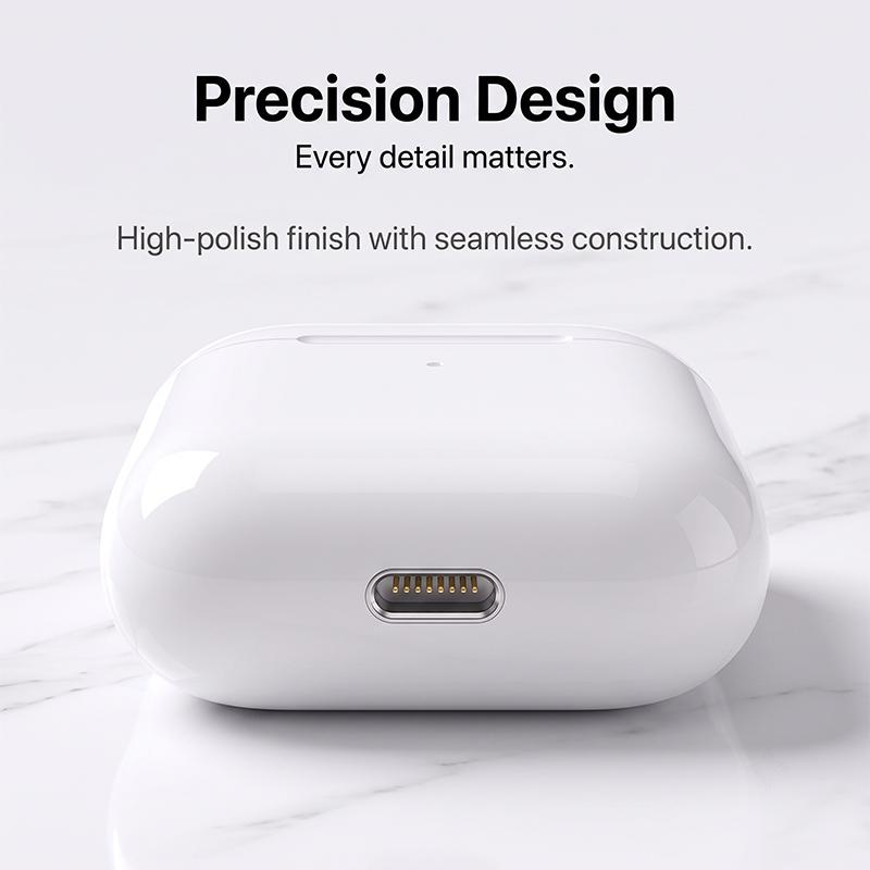 AirPods 2 Kabellose Ohrhörer Bluetooth 5.3 HiFi Stereo Sound Duale Mikrofone 24H Gesamtspielzeit Touch-Steuerung In-Ear-Kopfhörer Für IOS Android
