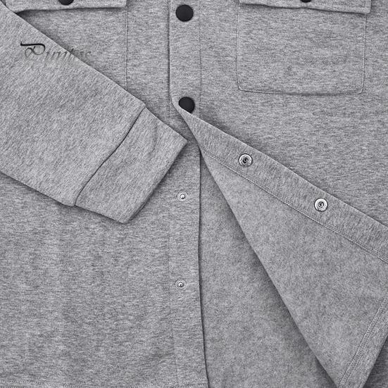 Autumn Coat Men Jacket Lapel Long Sleeve Single Breasted Casual Comfortable with Flap Pockets Solid Color Spring Versatile Outerwear