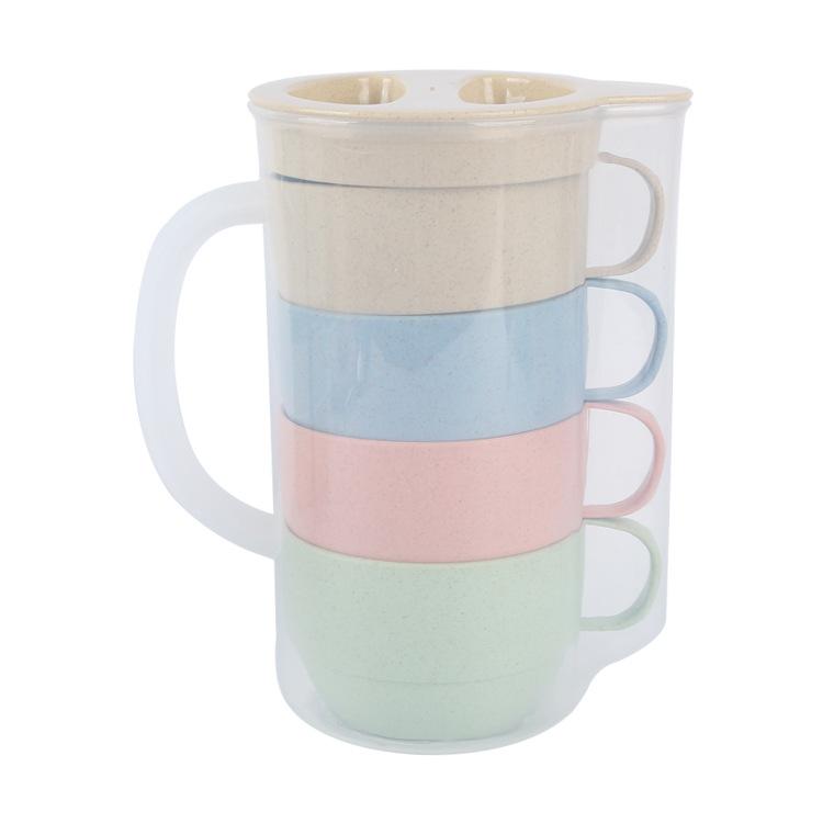 

Large-capacity Household Teapot and Cup Set water jug 1pc& cups 4pcs