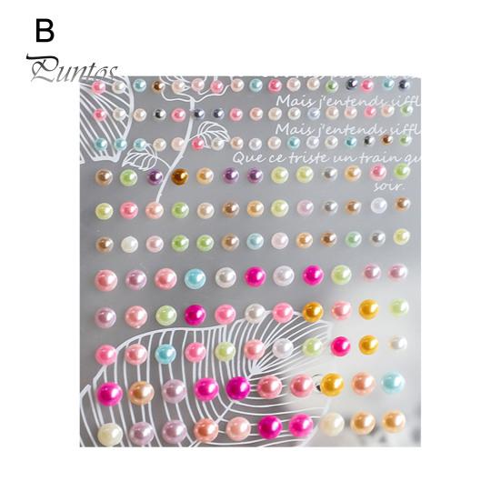 

Задний клей для ногтей, жемчужная наклейка, 3D-эффект, мини-красота, сделай сам, украшение для дизайна ногтей, маникюрный аксессуар для макияжа B