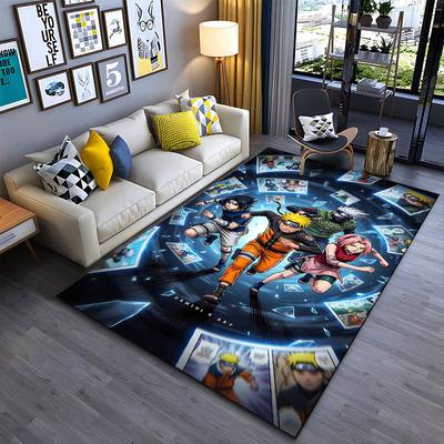 Anime Ninja Team Action Carpet Suitable As a Non-slip Mat for the Living Room or Bedroom Sofa