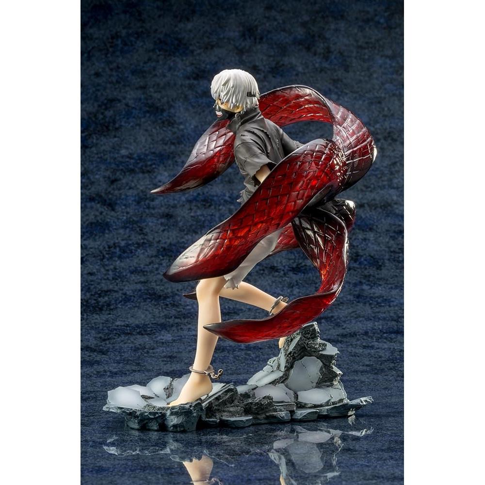 Kotobukiya Tokyo Ghoul ARTFX J Ken Kaneki AWAKENED Repaint ver. 18 skala PVC malt ferdig figur