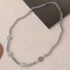 European Smiley Face Stainless Steel Bracelet & Hip Hop Cartoon Necklace Set