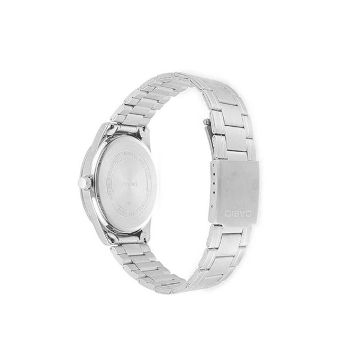 Casio Standard Series Water Resistant Quartz Watch Stainless Steel Band Men Watches Black MTP-V004D-1B2