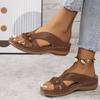 Women's Flowers Decor Slide Sandals, Casual Open Toe Arch Support Shoes, Comfortable Summer Outside Slides