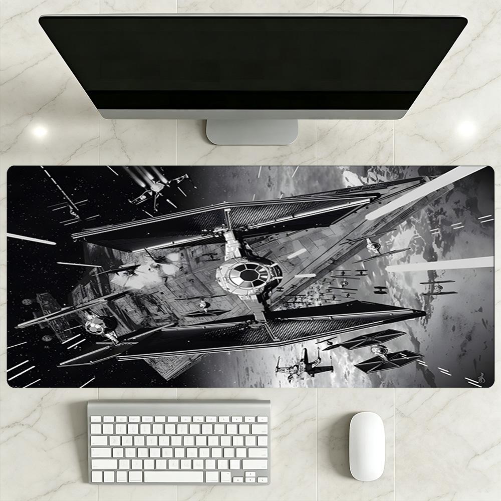 Star Wars Gaming Mouse Pad Keyboard Mat Desktop Mouse Pad Non-Slip Rubber Bottom Perfect for Office Laptop Gaming Setup