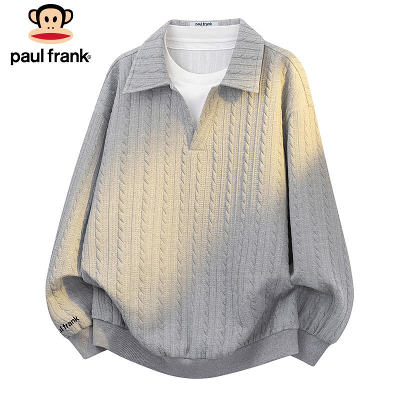 

Paul Frank Men s Polo Long Sleeve Sweatshirt 2XL