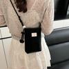 Solid Color Small Square Bag Multifunctional Single Shoulder Bag Mini Crossbody Bag  Walking