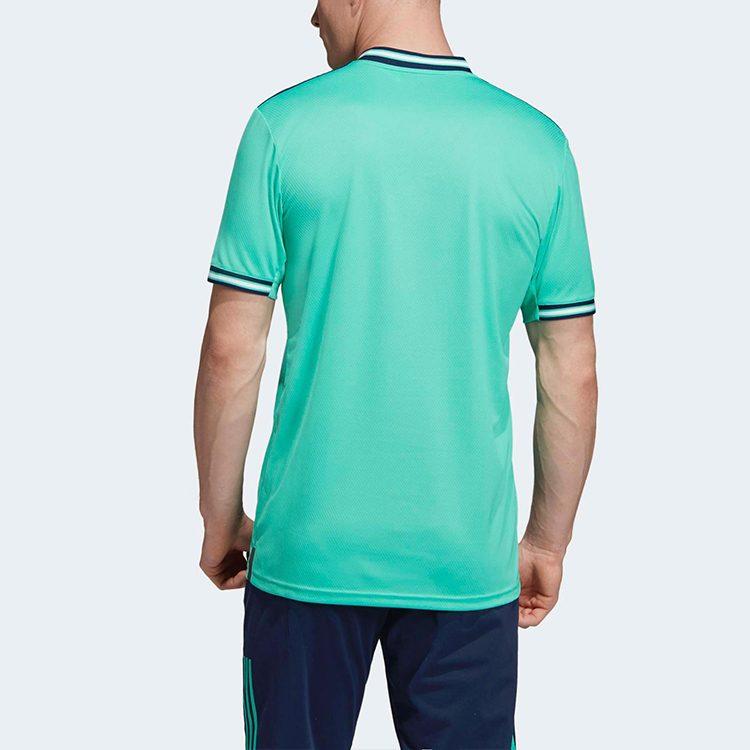 adidas Real Madrid Soccer Jerseys Men's Green Moderate Straight Fit EH5128