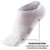 5 Pairs Womens Sport Ankle Socks Single Color Running Athletic Cushioned Sole Socks with Tab