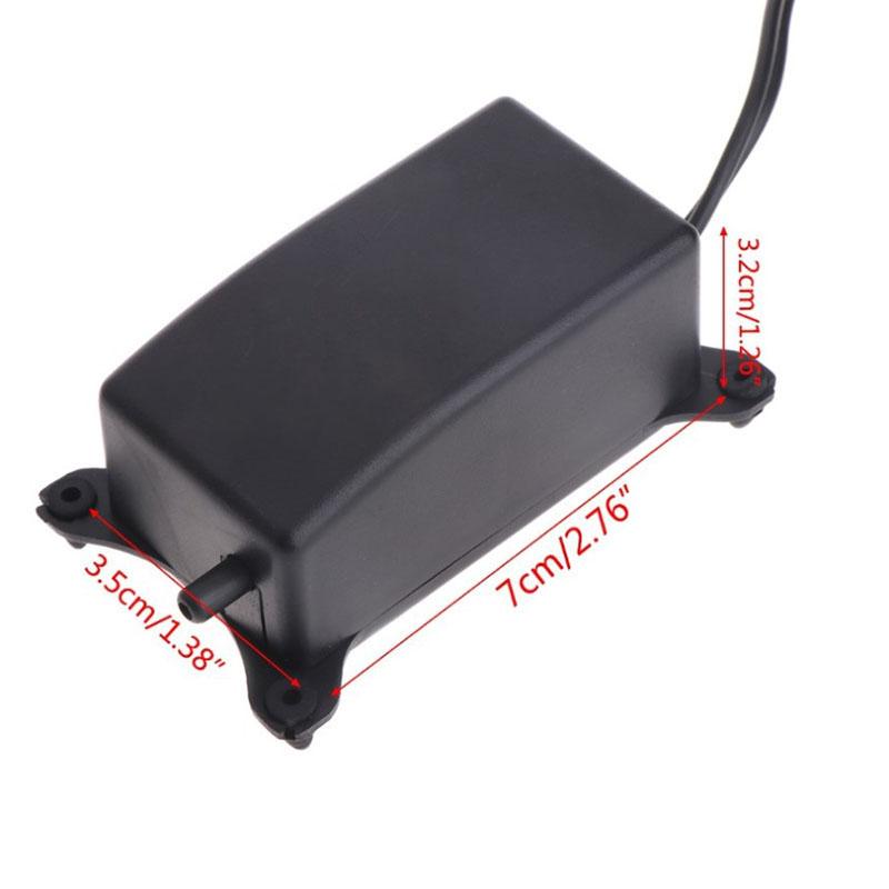 2W Silent Aquarium Air Pump Fish Tank Oxygen Pump Noiseless Oxygen Increasing Pump with EU Plug 220-240V